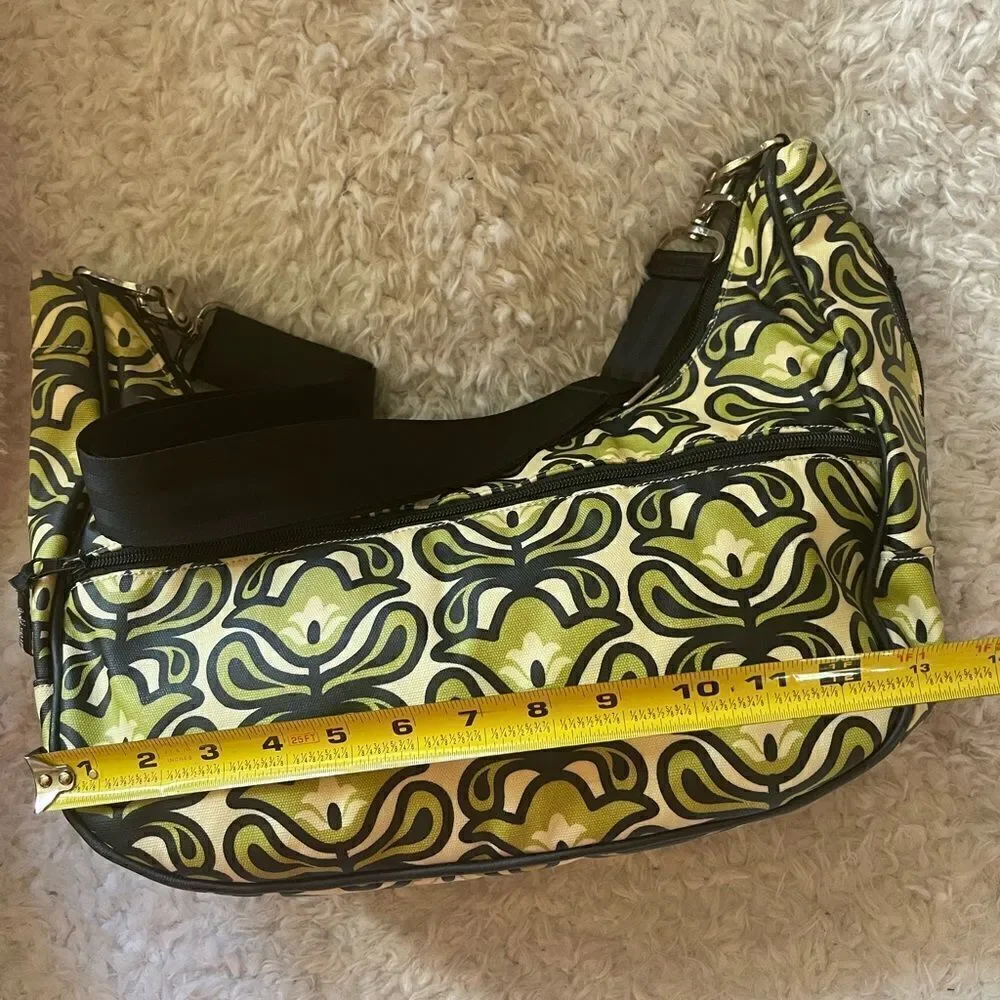 Petunia Pickle Bottom Shoulder/cross body bag canvas coated diaper bag